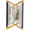 Ambesonne Cactus Print Magazine and Book Holder, Outline Drawing of Hearts and Pots Drawn by Hand Valentine’s Day Theme, Floor Rack Decor for Interior of Home & Office, 22″ x 19″, Magenta and White(Dark Night Blue White)