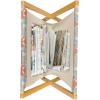 Ambesonne Cupcake Magazine and Book Holder, Bakery Treats Full of Hearts Valentine’s Day Romantic Celebration, Floor Rack Decor for Interior of Home & Office, 22″ x 19″, Fuchsia Purple(Orange Grey Pale Blue)