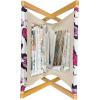 Ambesonne Cupcake Magazine and Book Holder, Bakery Treats Full of Hearts Valentine’s Day Romantic Celebration, Floor Rack Decor for Interior of Home & Office, 22″ x 19″, Fuchsia Purple(Magenta and Hot Pink)