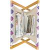 Ambesonne Cupcake Magazine and Book Holder, Bakery Treats Full of Hearts Valentine’s Day Romantic Celebration, Floor Rack Decor for Interior of Home & Office, 22″ x 19″, Fuchsia Purple(Fuchsia Purple)