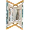 Ambesonne Cupcake Magazine and Book Holder, Bakery Treats Full of Hearts Valentine’s Day Romantic Celebration, Floor Rack Decor for Interior of Home & Office, 22″ x 19″, Fuchsia Purple(Blue Orange)