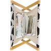 Ambesonne Floral Magazine and Book Holder, Close up Romantic and Feminine Blooms Monochrome Valentine’s Day Vibes Garden Art, Floor Rack Decor for Interior of Home & Office, 22″ x 19″, Pink Magenta(Charcoal Grey Pale Grey)
