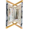 Ambesonne Floral Magazine and Book Holder, Rose Flowers Vintage Design Elements Petals Leaves Love Themed Valentines Image, Floor Rack Decor for Interior of Home & Office, 22″ x 19″, Red Grey Black(Pistachio Green Blue)
