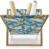 Ambesonne Flower Magazine and Book Holder, Valentine’s Day Blossoming Scene Rose Petals Meadow Retro Theme, Floor Rack Decor for Interior of Home & Office, 22″ x 19″, Coral Violet Blue(Earth Yellow Blue)