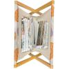Ambesonne Fruits Magazine and Book Holder, Retro Valentine Theme with Strawberry Love Happiness Merry Lucky Image, Floor Rack Decor for Interior of Home & Office, 22″ x 19″, Eggshell Ruby Army Green(Orange Mauve Beige)