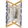 Ambesonne Fruits Magazine and Book Holder, Retro Valentine Theme with Strawberry Love Happiness Merry Lucky Image, Floor Rack Decor for Interior of Home & Office, 22″ x 19″, Eggshell Ruby Army Green(Lavender White)