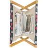 Ambesonne Fruits Magazine and Book Holder, Retro Valentine Theme with Strawberry Love Happiness Merry Lucky Image, Floor Rack Decor for Interior of Home & Office, 22″ x 19″, Eggshell Ruby Army Green(Dark Taupe Sea Green)