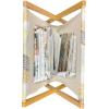 Ambesonne Fruits Magazine and Book Holder, Retro Valentine Theme with Strawberry Love Happiness Merry Lucky Image, Floor Rack Decor for Interior of Home & Office, 22″ x 19″, Eggshell Ruby Army Green(Marigold Dimgray)
