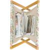 Ambesonne Glamour Magazine and Book Holder, Woman Lips Behind The Bars Female Love Romance Valentines Day Print, Floor Rack Decor for Interior of Home & Office, 22″ x 19″, Scarlet White and Grey(Coral Fern Green White)