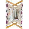 Ambesonne Glamour Magazine and Book Holder, Woman Lips Behind The Bars Female Love Romance Valentines Day Print, Floor Rack Decor for Interior of Home & Office, 22″ x 19″, Scarlet White and Grey(Magenta Grey Pale Blue)