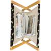 Ambesonne Hearts Magazine and Book Holder, Doodle Style Pink Love Valentines Day Themed Arrows and Wings, Floor Rack Decor for Interior of Home & Office, 22″ x 19″, Magenta and Pale Pink(Pale Green Black)