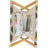 Ambesonne Hearts Magazine and Book Holder, Doodle Style Pink Love Valentines Day Themed Arrows and Wings, Floor Rack Decor for Interior of Home & Office, 22″ x 19″, Magenta and Pale Pink(Grey Earth Yellow)