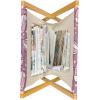 Ambesonne Hearts Magazine and Book Holder, Doodle Style Pink Love Valentines Day Themed Arrows and Wings, Floor Rack Decor for Interior of Home & Office, 22″ x 19″, Magenta and Pale Pink(Dried Rose Pale Pink)