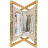 Ambesonne Hearts Magazine and Book Holder, Doodle Style Pink Love Valentines Day Themed Arrows and Wings, Floor Rack Decor for Interior of Home & Office, 22″ x 19″, Magenta and Pale Pink(Caramel and Tan)