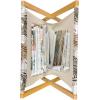 Ambesonne Hearts Magazine and Book Holder, Doodle Style Pink Love Valentines Day Themed Arrows and Wings, Floor Rack Decor for Interior of Home & Office, 22″ x 19″, Magenta and Pale Pink(Pale Caramel Green Brown)
