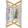 Ambesonne Hearts Magazine and Book Holder, Doodle Style Pink Love Valentines Day Themed Arrows and Wings, Floor Rack Decor for Interior of Home & Office, 22″ x 19″, Magenta and Pale Pink(Lavender Blue and White)