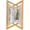 Ambesonne Hearts Magazine and Book Holder, Doodle Style Pink Love Valentines Day Themed Arrows and Wings, Floor Rack Decor for Interior of Home & Office, 22″ x 19″, Magenta and Pale Pink(Apricot Cream Coral)
