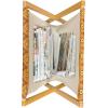 Ambesonne Hearts Magazine and Book Holder, Valentines Day Inspired Ornamental Love Pattern in Pink Tones, Floor Rack Decor for Interior of Home & Office, 22″ x 19″, Hot Pink Purple Pink(Orange Yellow Burgundy)