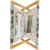 Ambesonne Love Magazine and Book Holder, Valentine’s Day Themed Pattern with Hearts on Curvilinear Stripes, Floor Rack Decor for Interior of Home & Office, 22″ x 19″, Grey Pale Fuchsia White(Grey Pale Sage Green)