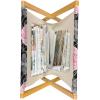 Ambesonne Modern Magazine and Book Holder, Love Theme Romantic Repetitive Pattern of Hearts in Monochrome Style Valentine’s Day, Floor Rack Decor for Interior of Home & Office, 22″ x 19″, Pink White(Charcoal Grey Pink White)