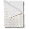 Ambesonne Modern Throw Blanket, Diamond Like Small Stars Pattern for Home Office Contemporary Artprint, Flannel Fleece Accent Piece Soft Couch Cover for Adults, 60″ x 80″, Apricot Yellow and White(Apricot Yellow and White)