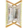 Ambesonne Owl Magazine and Book Holder, Valentines Animals Lovebirds Boy and Girl Bird Motifs on Plain Backdrop, Floor Rack Decor for Interior of Home & Office, 22″ x 19″, Navy Blue Pink and White(Pastel Yellow Pale Green)