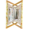 Ambesonne Pale Pink Magazine and Book Holder, Romantic Roses Garden Illustration Nature Inspired Valentine’s Day Themed, Floor Rack Decor for Interior of Home & Office, 22″ x 19″, Yellow Coral Pink(Earth Yellow Orange)