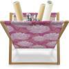 Ambesonne Pale Pink Magazine and Book Holder, Romantic Roses Garden Illustration Nature Inspired Valentine’s Day Themed, Floor Rack Decor for Interior of Home & Office, 22″ x 19″, Yellow Coral Pink(Pink Coral Pale Pink)