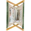 Ambesonne Pale Pink Magazine and Book Holder, Romantic Roses Garden Illustration Nature Inspired Valentine’s Day Themed, Floor Rack Decor for Interior of Home & Office, 22″ x 19″, Yellow Coral Pink(Sage Green Pale Green)