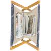 Ambesonne Pale Pink Magazine and Book Holder, Romantic Roses Garden Illustration Nature Inspired Valentine’s Day Themed, Floor Rack Decor for Interior of Home & Office, 22″ x 19″, Yellow Coral Pink(Bluegrey Pale Pink Sage)