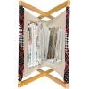 Ambesonne Romantic Magazine and Book Holder, Lilly Bouquet Valentines Day Themed Arrangement on Polka Dots Backdrop, Floor Rack Decor for Interior of Home & Office, 22″ x 19″, Pistachio Green White(Scarlet White Black)