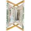 Ambesonne Romantic Magazine and Book Holder, Lilly Bouquet Valentines Day Themed Arrangement on Polka Dots Backdrop, Floor Rack Decor for Interior of Home & Office, 22″ x 19″, Pistachio Green White(Pistachio Green White)
