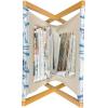 Ambesonne Romantic Magazine and Book Holder, Soft Colored Hearts in Love Valentines Day Repetitive Pattern, Floor Rack Decor for Interior of Home & Office, 22″ x 19″, Pale Yellow Pale Pink(Turquoise White)
