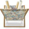 Ambesonne Romantic Magazine and Book Holder, Soft Colored Hearts in Love Valentines Day Repetitive Pattern, Floor Rack Decor for Interior of Home & Office, 22″ x 19″, Pale Yellow Pale Pink(Pale Blue Purple White)