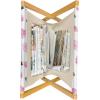 Ambesonne Romantic Magazine and Book Holder, Valentine’s Day Themed Layout Petite Girly Heart Mothers Day Love Inspired, Floor Rack Decor for Interior of Home & Office, 22″ x 19″, Pink and White(Pale Pink Charcoal Grey)