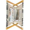 Ambesonne Rose Magazine and Book Holder, Romantic Theme Flower Petals Bouquets Lovers Valentine’s Days Blossoms, Floor Rack Decor for Interior of Home & Office, 22″ x 19″, Lime Green and Multicolor(Grey Cream)