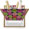 Ambesonne Rose Magazine and Book Holder, Romantic Theme Flower Petals Bouquets Lovers Valentine’s Days Blossoms, Floor Rack Decor for Interior of Home & Office, 22″ x 19″, Lime Green and Multicolor(Lime Green and Multicolor)
