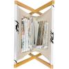 Ambesonne Roses Magazine and Book Holder, Flowers Petals and Buds on Plain Backdrop Valentines Day Themed Print, Floor Rack Decor for Interior of Home & Office, 22″ x 19″, Vermilion Emerald White(Fuchsia Dark Green)