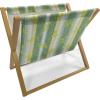 Ambesonne Romantic Magazine and Book Holder, Soft Colored Hearts in Love Valentines Day Repetitive Pattern, Floor Rack Decor for Interior of Home & Office, 22″ x 19″, Pale Yellow Pale Pink(Yellow Green)