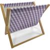 Ambesonne Romantic Magazine and Book Holder, Soft Colored Hearts in Love Valentines Day Repetitive Pattern, Floor Rack Decor for Interior of Home & Office, 22″ x 19″, Pale Yellow Pale Pink(Mauve Lilac)