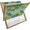 Ambesonne Rose Magazine and Book Holder, Romantic Theme Flower Petals Bouquets Lovers Valentine’s Days Blossoms, Floor Rack Decor for Interior of Home & Office, 22″ x 19″, Lime Green and Multicolor(Green and Turquoise)