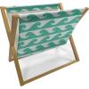 Sea Green and White