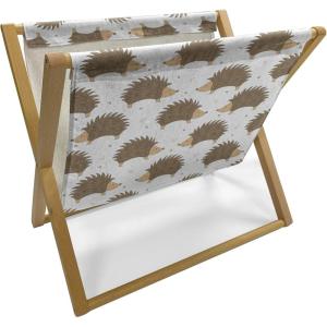 Ambesonne Pale Pink Magazine and Book Holder, Romantic Roses Garden Illustration Nature Inspired Valentine’s Day Themed, Floor Rack Decor for Interior of Home & Office, 22″ x 19″, Yellow Coral Pink(Caramel Pale Brown White)