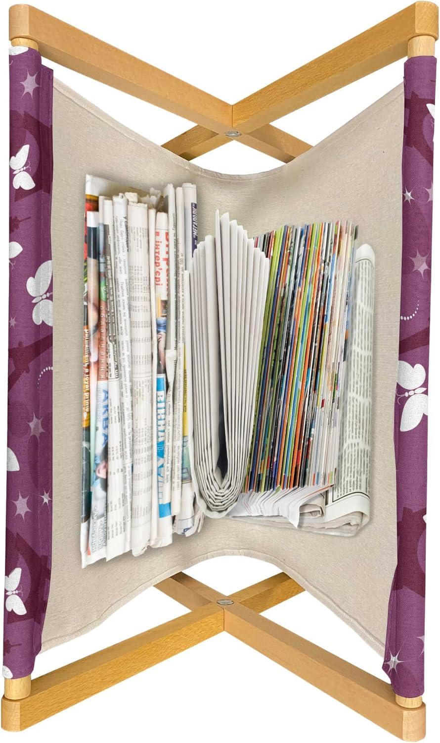 imageAmbesonne Eiffel Magazine and Book Holder Romantic Valentines Day Eiffel Tower City of Love Doodle Style Heart Shapes Floor Rack Decor for Interior of Home amp Office 22 x 19 Maroon White TanViolet Plum White