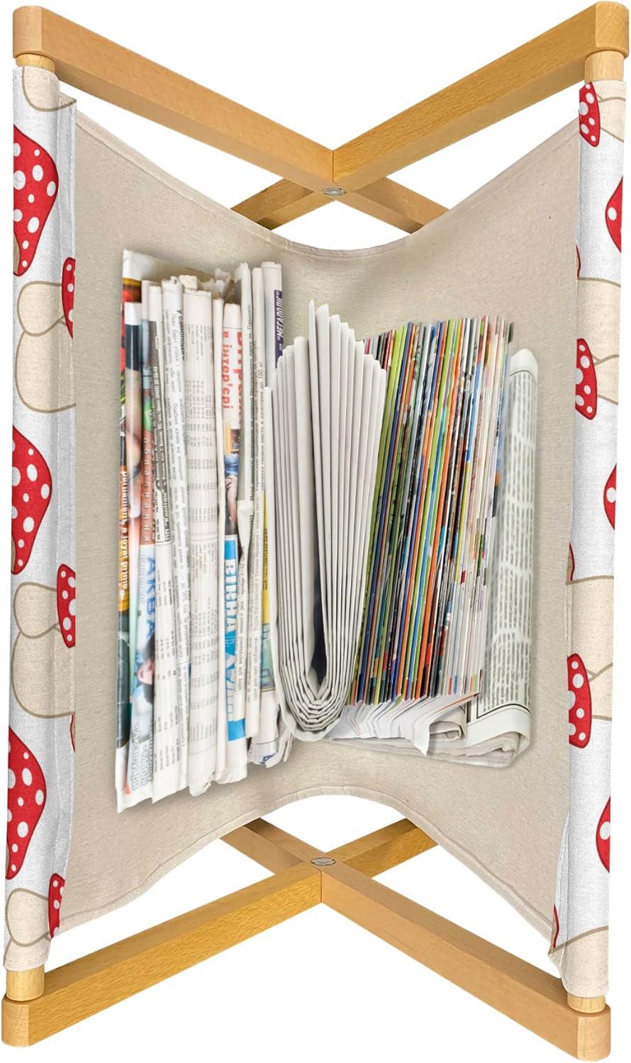 imageAmbesonne Eiffel Magazine and Book Holder Romantic Valentines Day Eiffel Tower City of Love Doodle Style Heart Shapes Floor Rack Decor for Interior of Home amp Office 22 x 19 Maroon White TanCream Red
