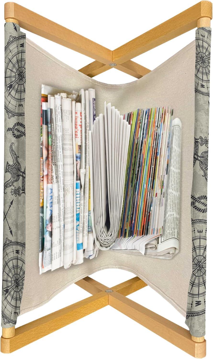 imageAmbesonne Funky Magazine and Book Holder Heart Shapes on Plain Background Romantic and Aquatic Style Valentines Day Floor Rack Decor for Interior of Home amp Office 22 x 19 Sea Blue Cadet BlueDusk and Charcoal Grey