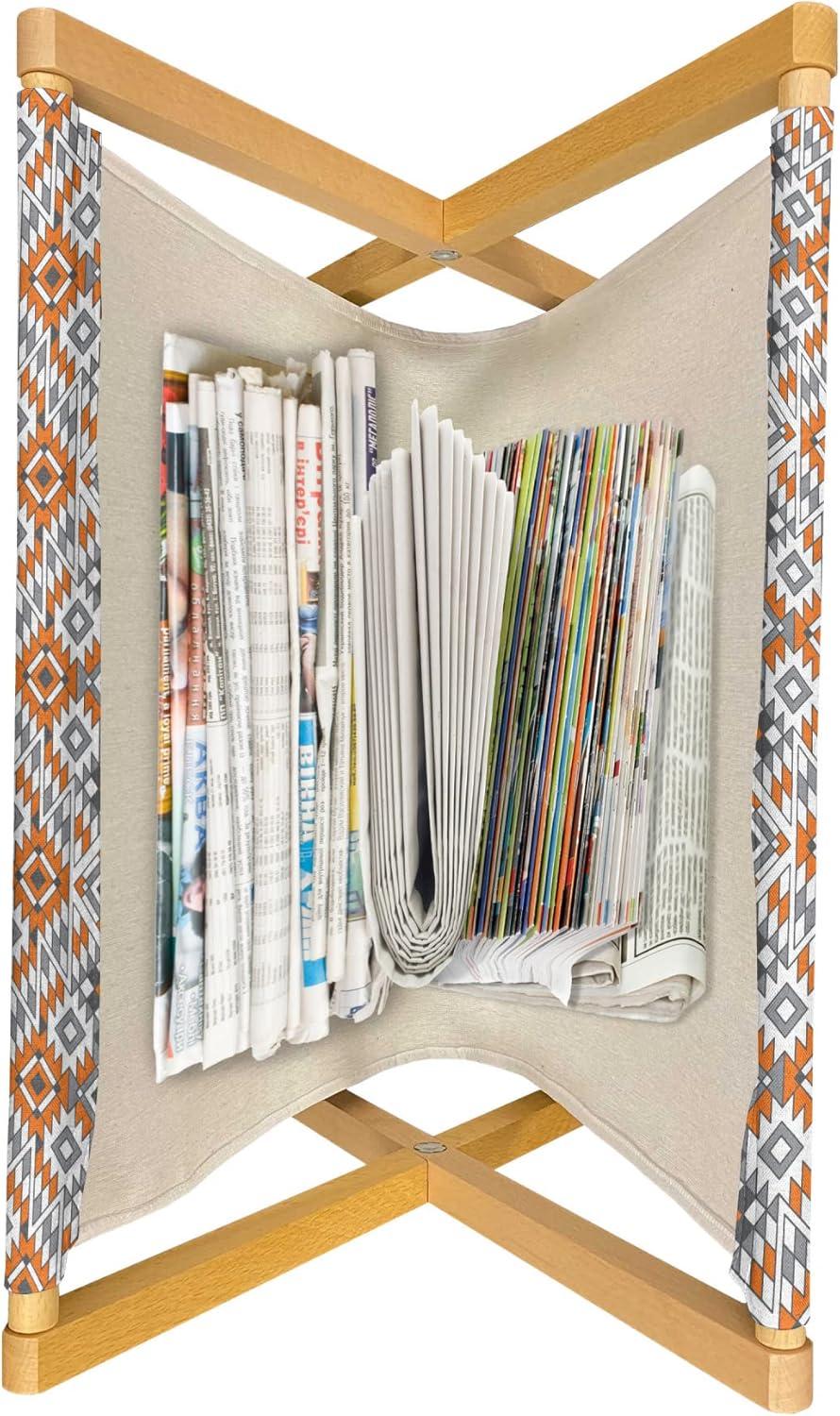 imageAmbesonne Funky Magazine and Book Holder Heart Shapes on Plain Background Romantic and Aquatic Style Valentines Day Floor Rack Decor for Interior of Home amp Office 22 x 19 Sea Blue Cadet BlueOrange Dimgray Grey