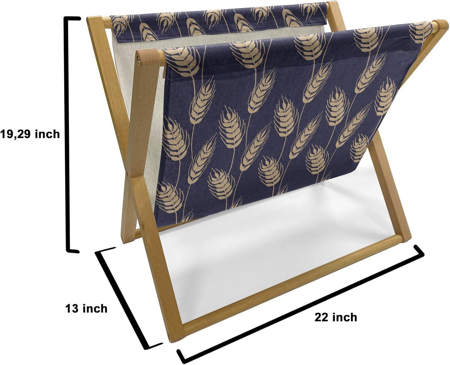imageAmbesonne Giraffe Magazine and Book Holder Couple Kissing Valentines Day Theme Lovers of Safari Animals Fun Romance Floor Rack Decor for Interior of Home amp Office 22 x 19 Cinnamon White PeachDark Indigo and Tan