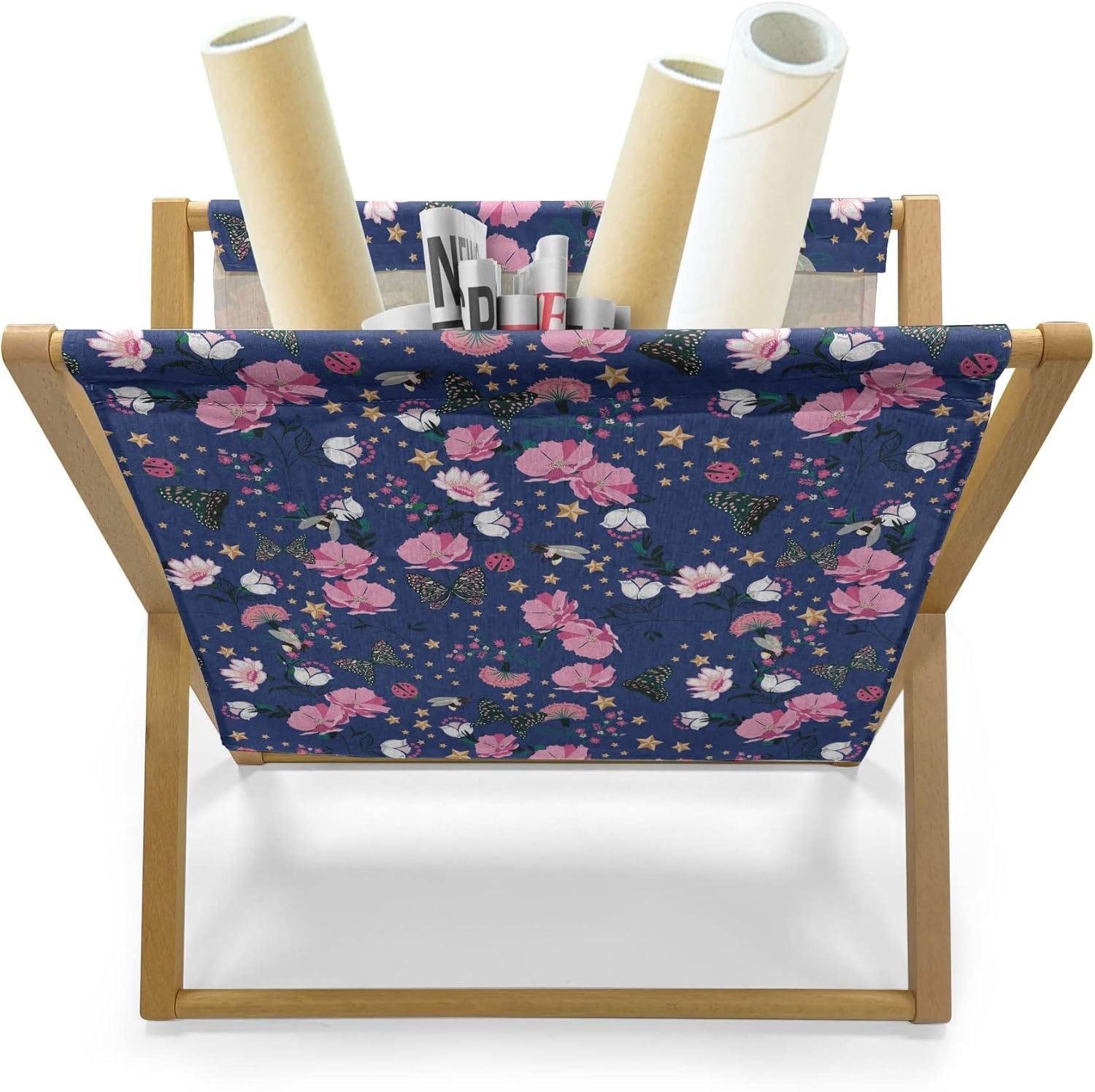 imageAmbesonne Giraffe Magazine and Book Holder Couple Kissing Valentines Day Theme Lovers of Safari Animals Fun Romance Floor Rack Decor for Interior of Home amp Office 22 x 19 Cinnamon White PeachDark Lavender and Pink