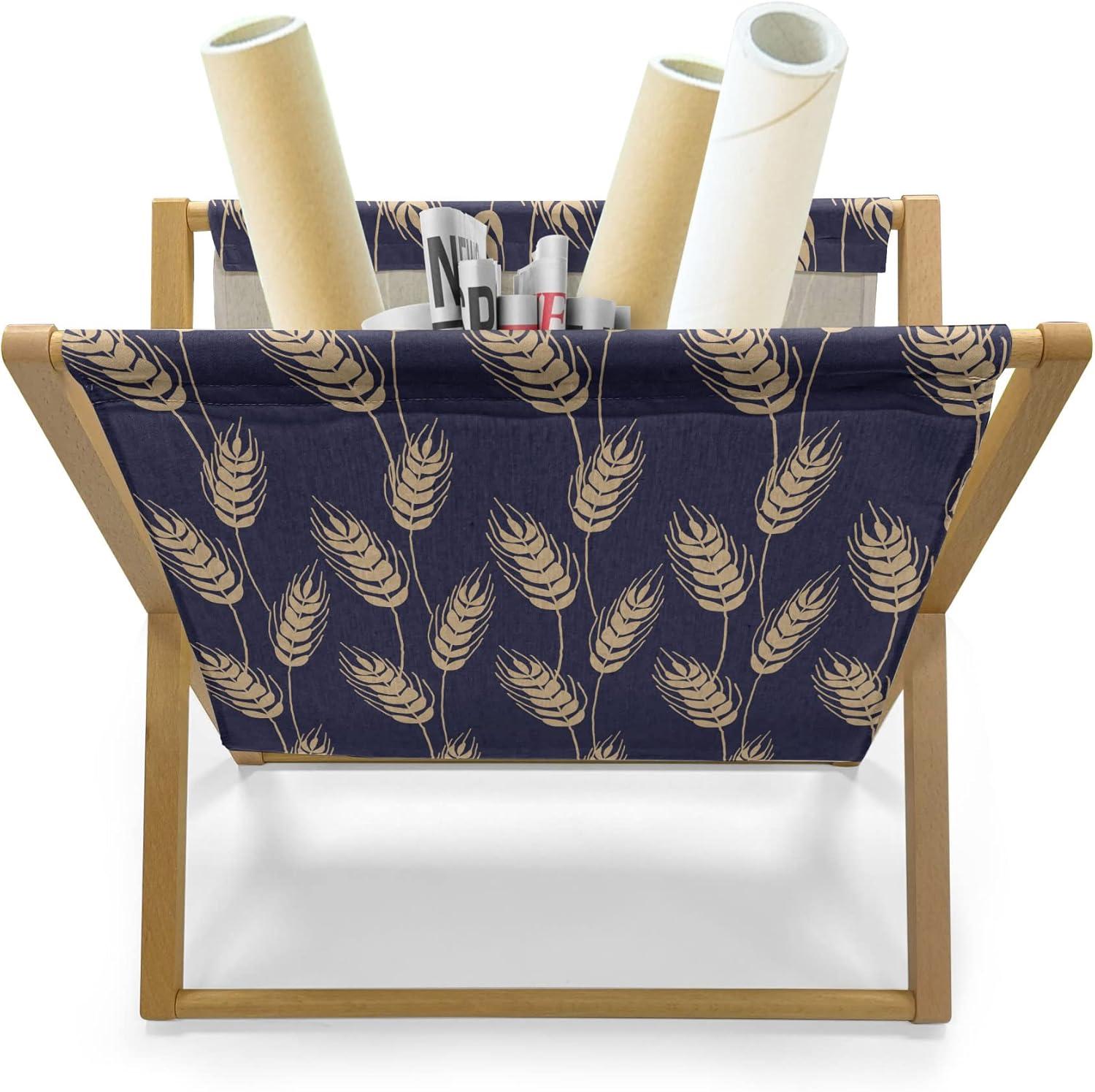 imageAmbesonne Giraffe Magazine and Book Holder Couple Kissing Valentines Day Theme Lovers of Safari Animals Fun Romance Floor Rack Decor for Interior of Home amp Office 22 x 19 Cinnamon White PeachDark Indigo and Tan